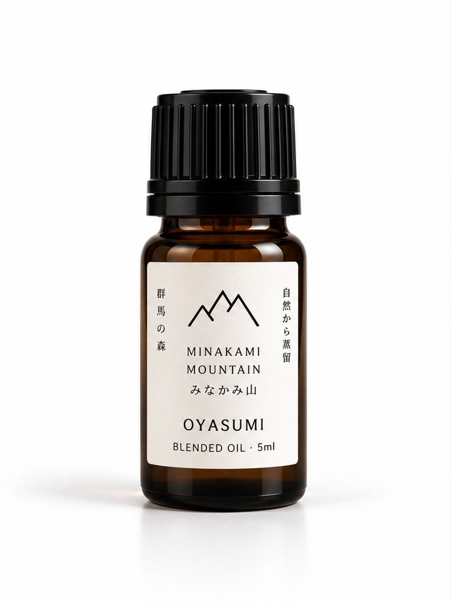 Oyasumi blended oil 5ml, part of the tester kit